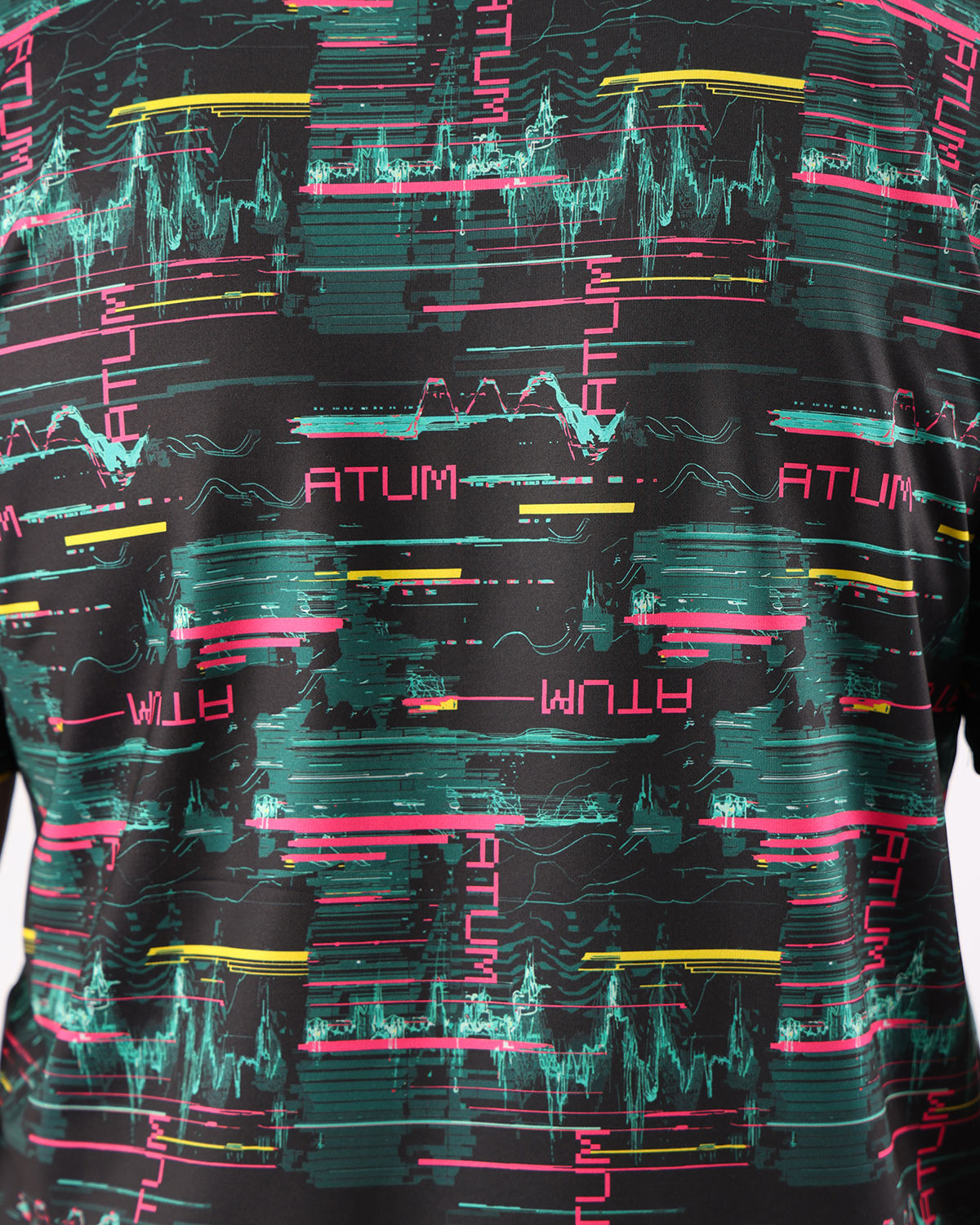 Cyberwave Men's Black T-Shirt-Atum -59998794