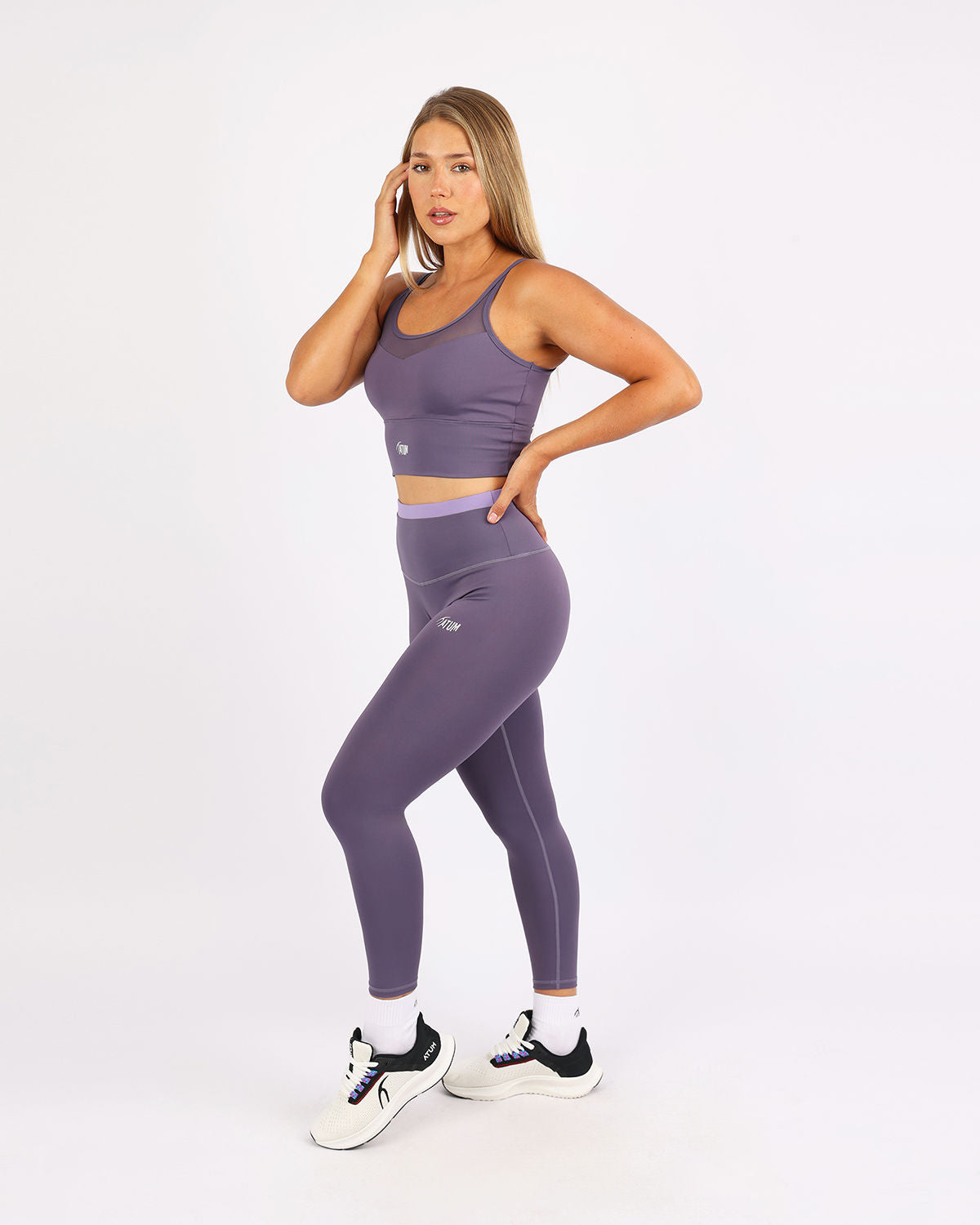 LuxeLean DuoTone Violet Leggings-Atum -45433697
