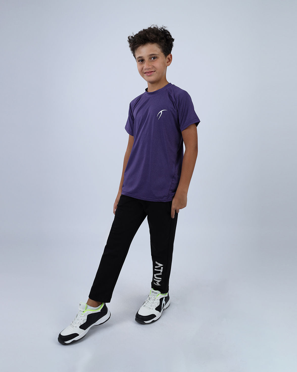 Power-On Sports Purple T-Shirt-Atum -55710018