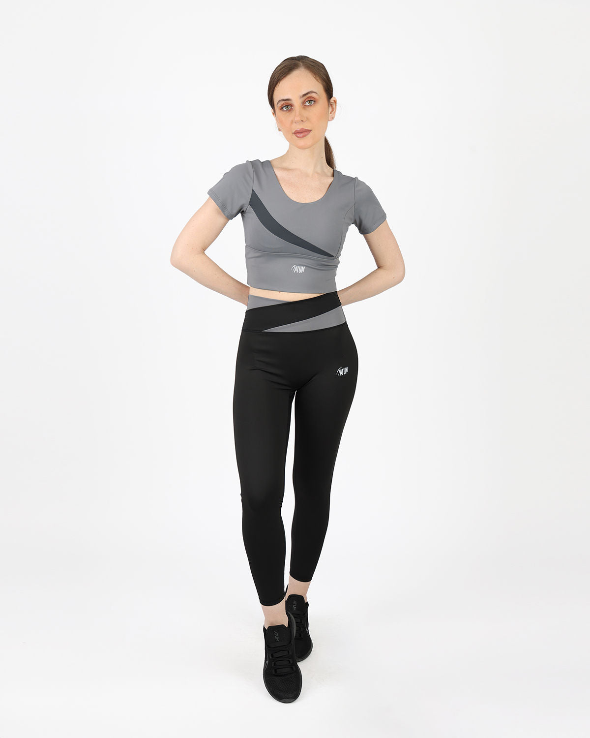Asymmetric Crossover Black Top-Atum -56487740
