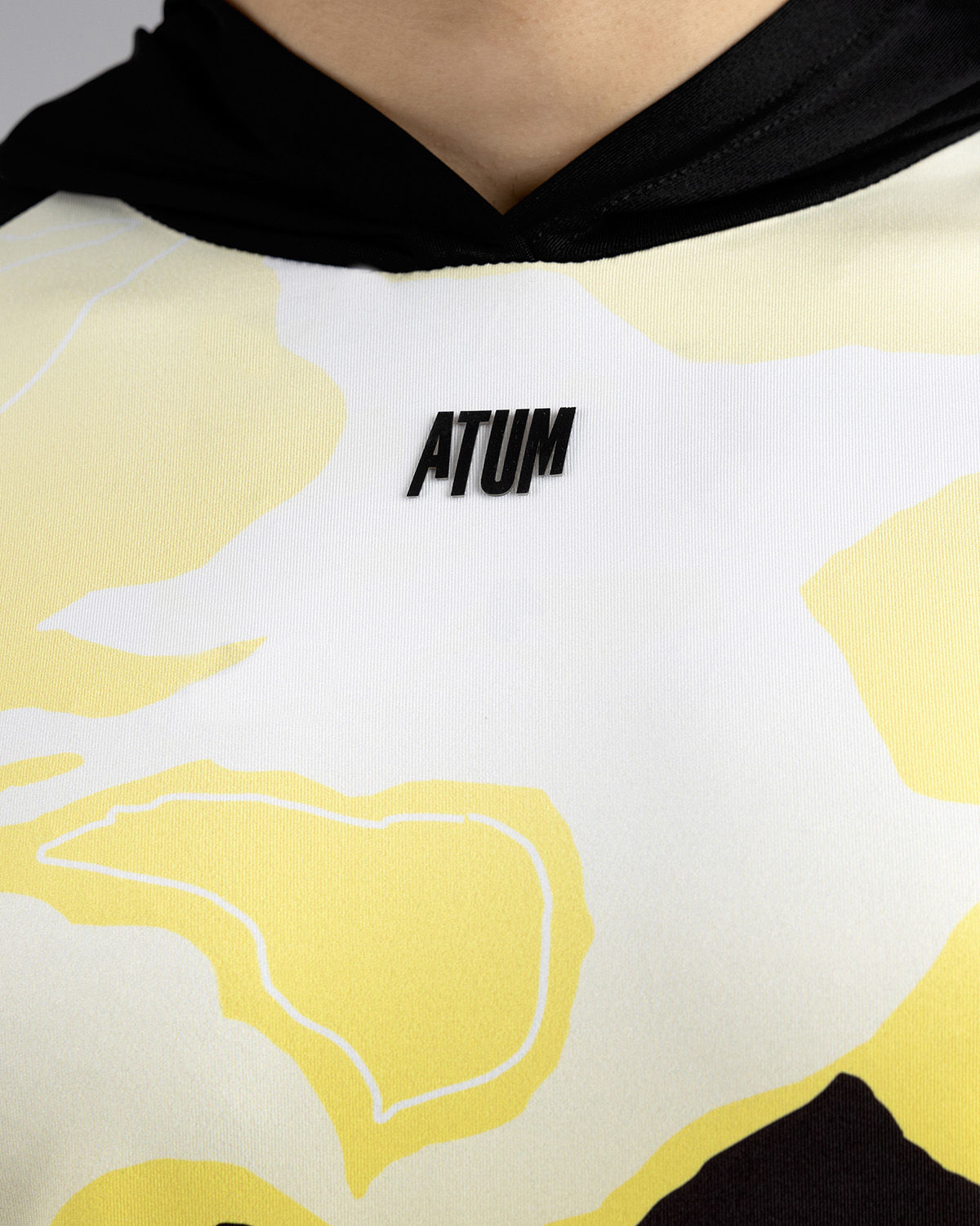 Training Long Sleeves Men's Yellow T-Shirt-Atum -37469208