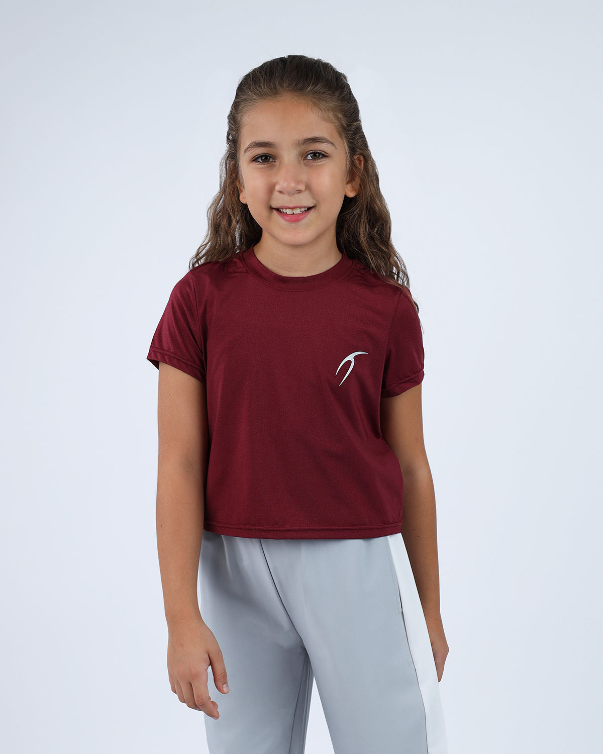 INGAME Short-Sleeve Burgundy T-Shirt-Atum -3044425