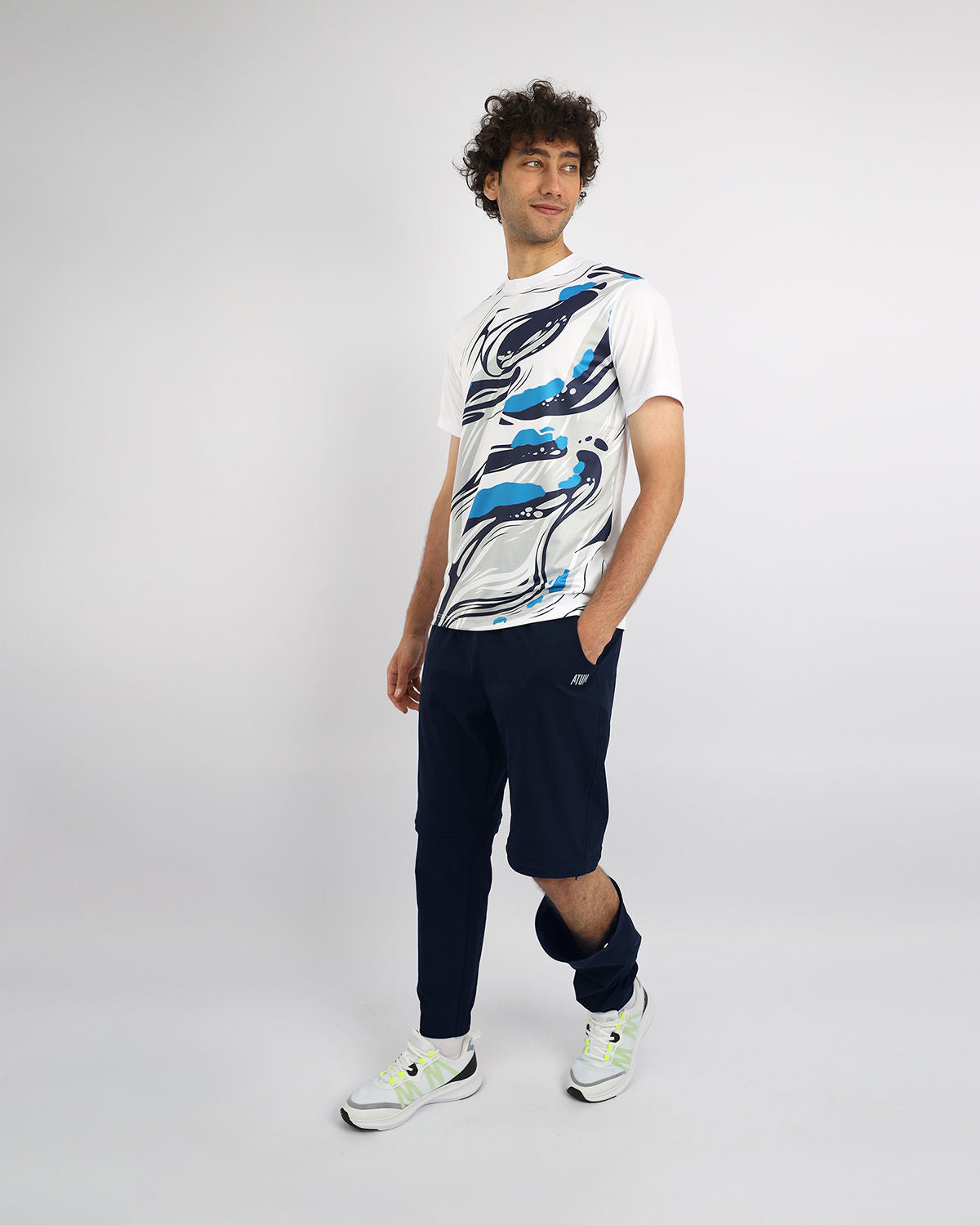 Adjustable Navy Pant/Short-Atum -29261489