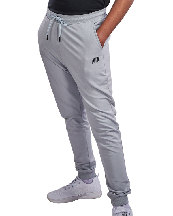 Boy's Sportive Gray Sweatpants-Atum -771565