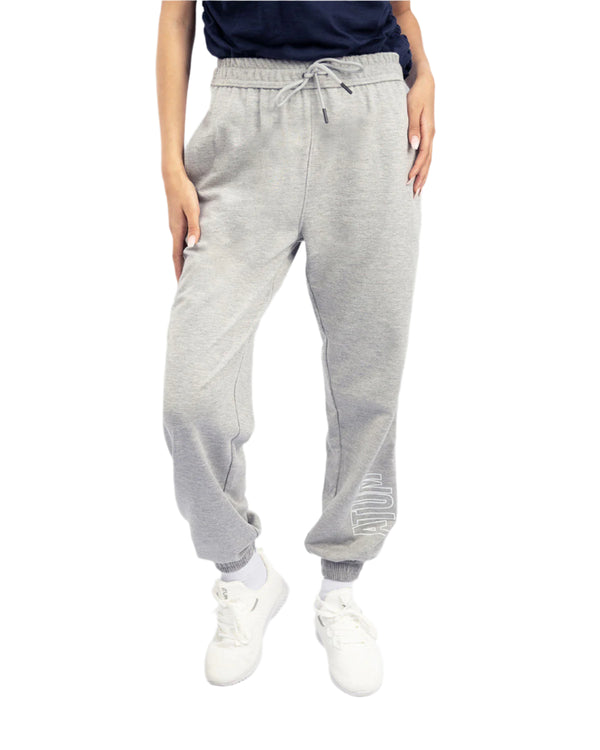 Women's Essential Gray Sweatpants-Atum -5004224
