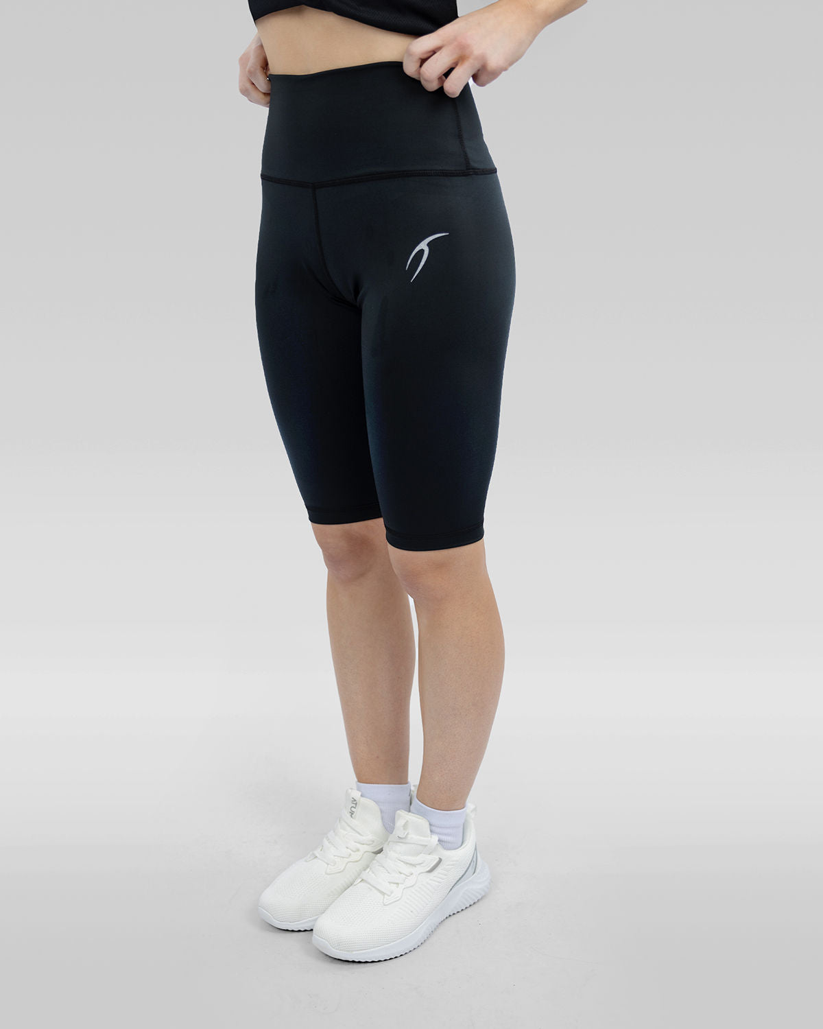 Basic Essentials Black Short Leggings-Atum -60469673