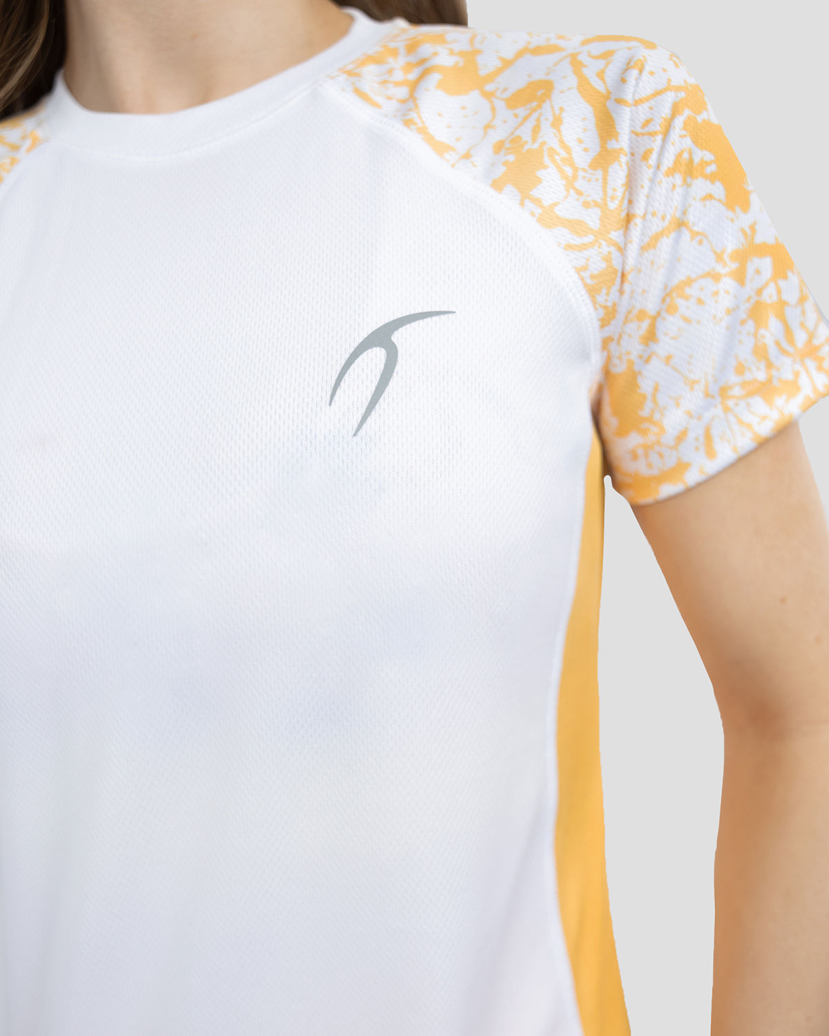 Women's Short Sleeves White T-Shirt-Atum -51900918