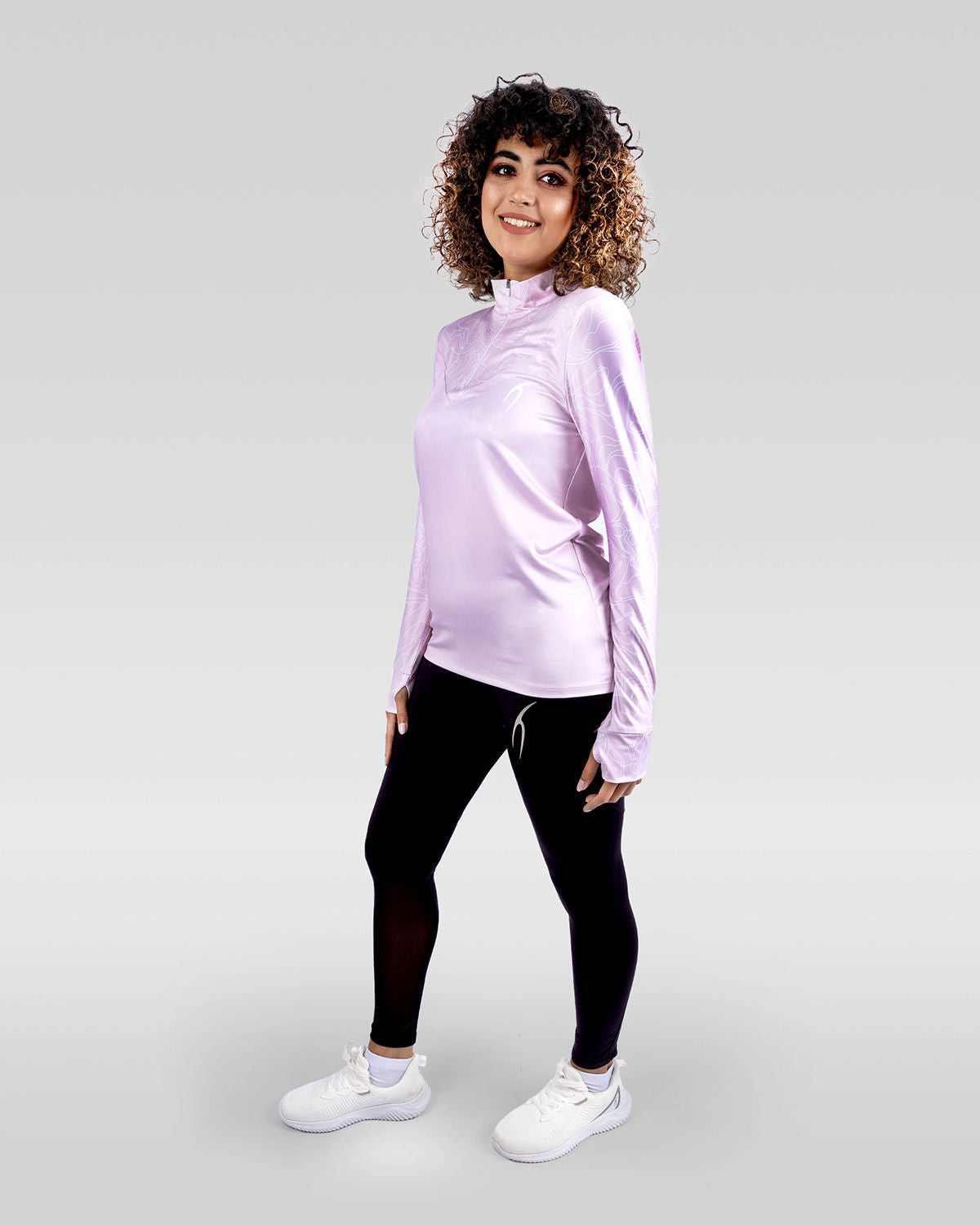 High-Neck Limitless Pink Top-Atum -92114410