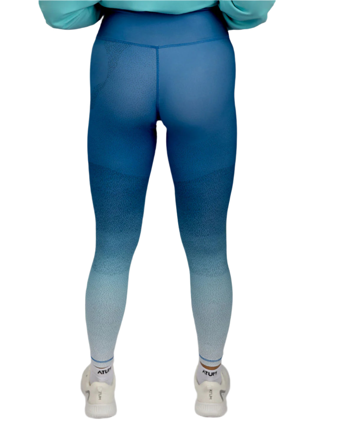 Women's Limitless Blue Leggings-Atum -8134170