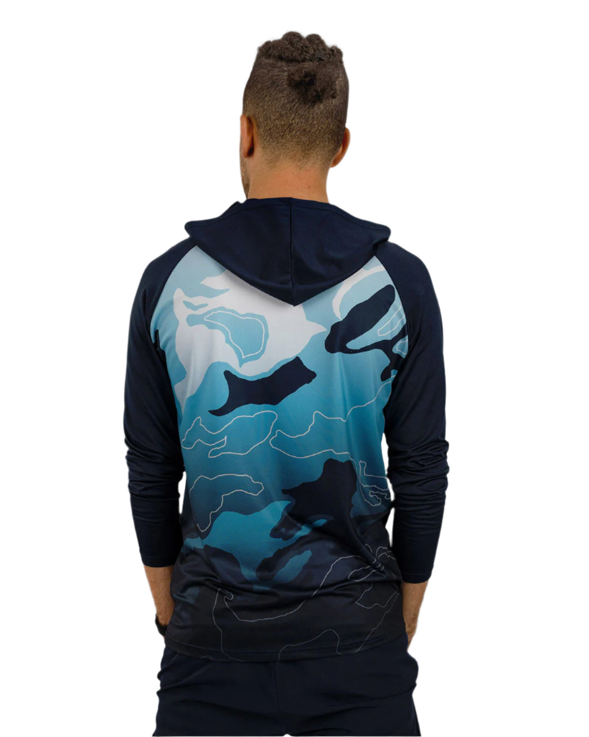 Training Long Sleeves Men's Navy T-Shirt-Atum -5732360