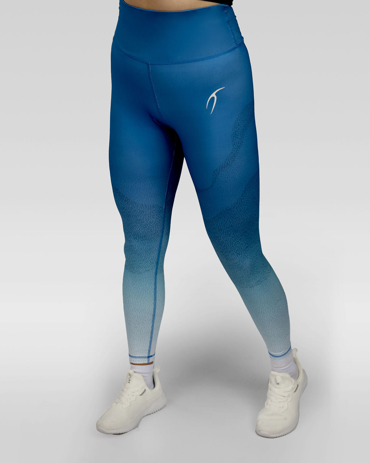 Women's Limitless Blue Leggings-Atum -22887932