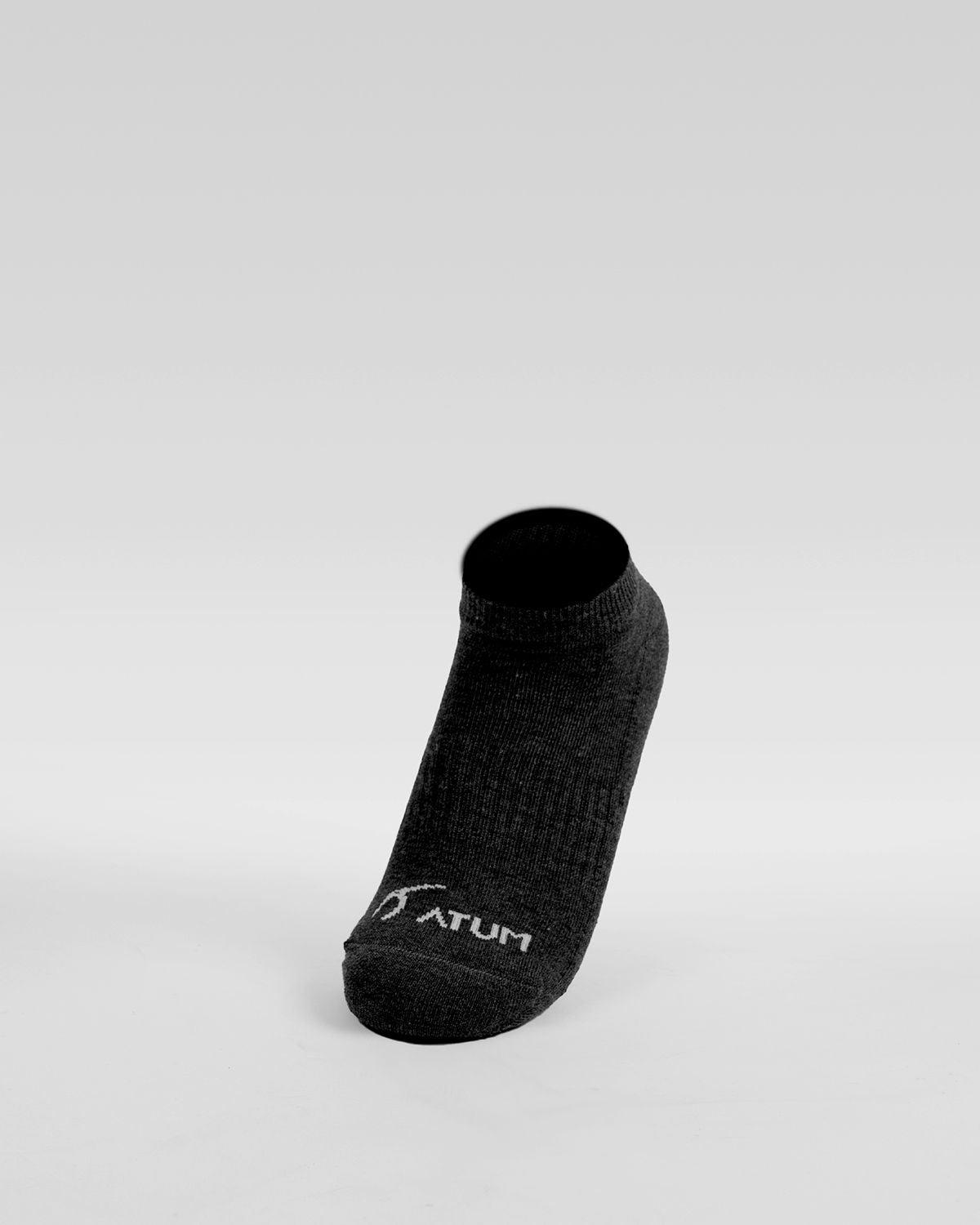 ATUM| Adults Low-Cut Training Socks - Pack Of 3 - black