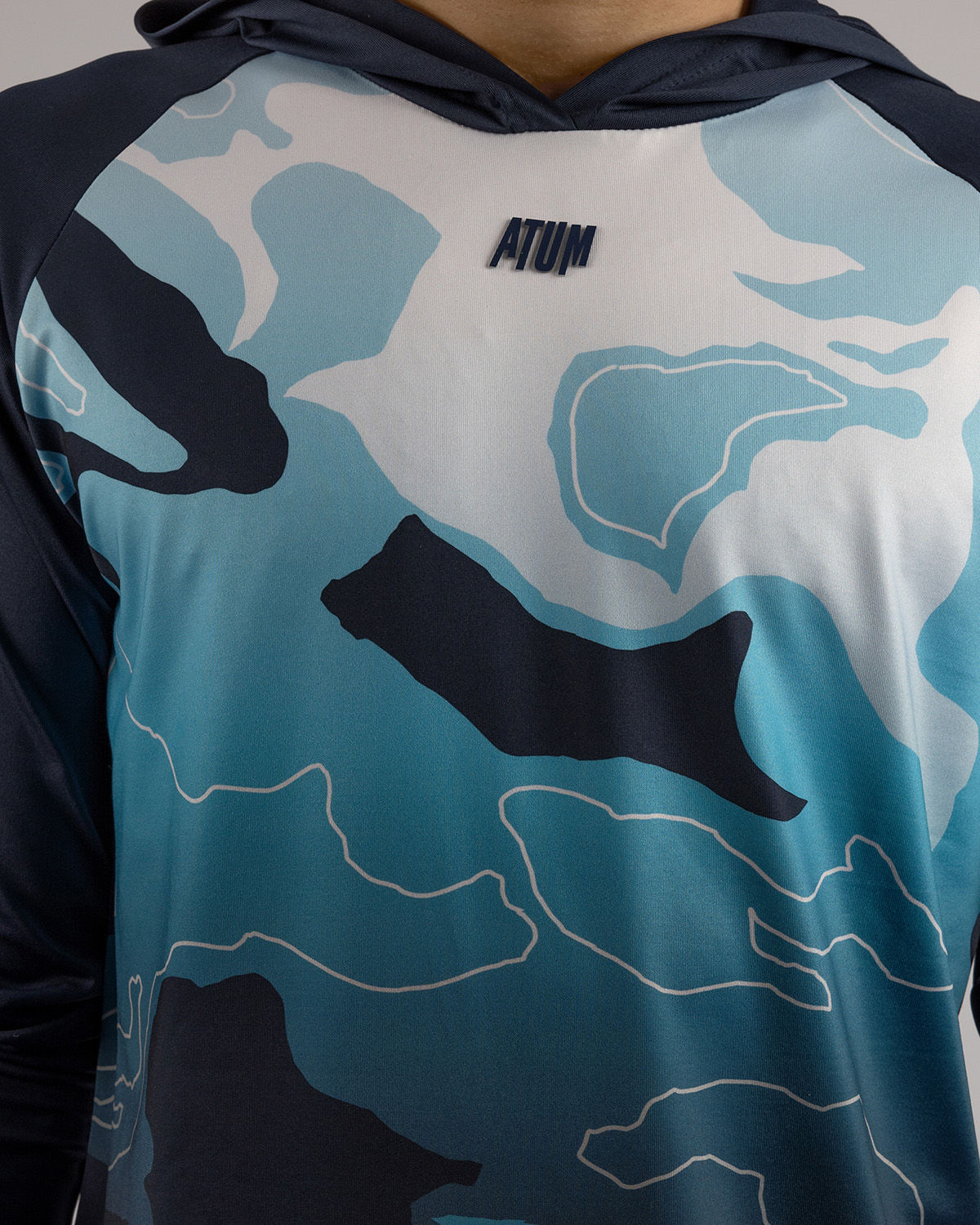 Training Long Sleeves Men's Navy T-Shirt-Atum -7468408