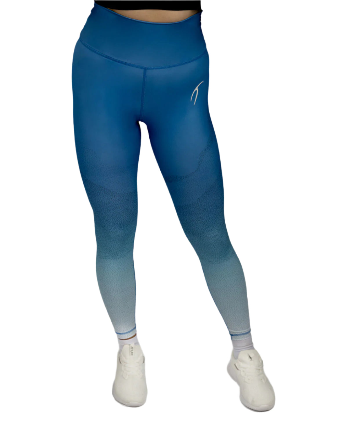 Women's Limitless Blue Leggings-Atum -57945339