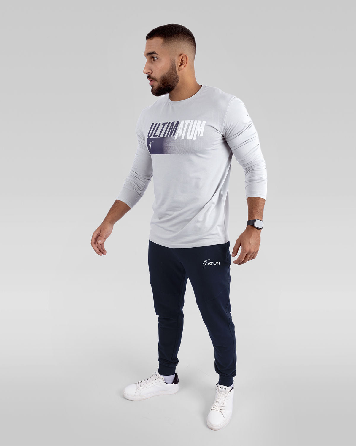 Optimum Men's Gray T-Shirt-Atum -81140309